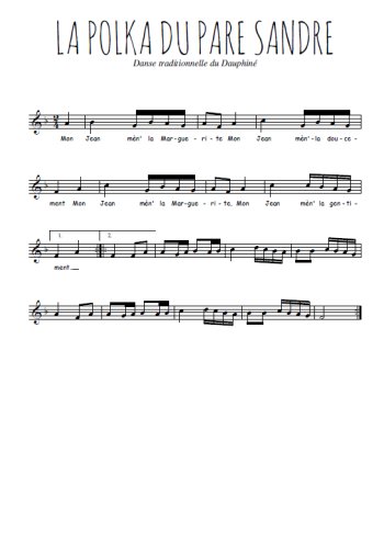 La polka du pare Sandre